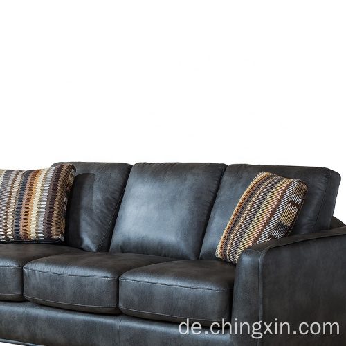 Schnittsofa-Sets Dreisitzer-Wohnzimmer-Sofa-Möbel